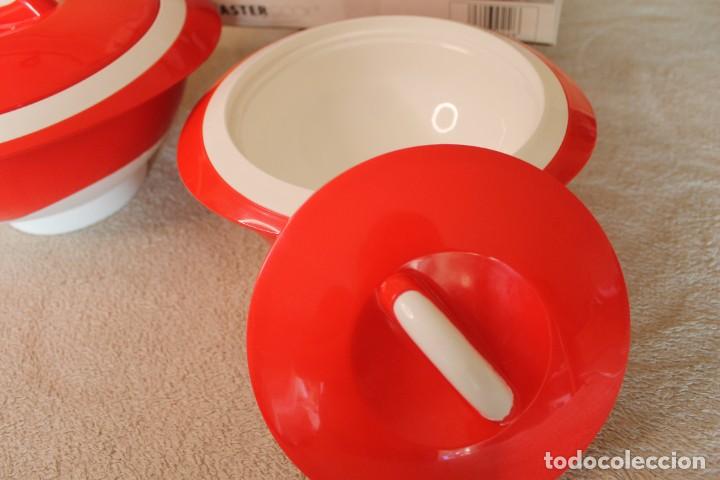 Vintage: SET DE 3 RECIPIENTES ISOT&Eacute;RMICOS MASTERCOOK PARA MICROONDAS - Foto 7