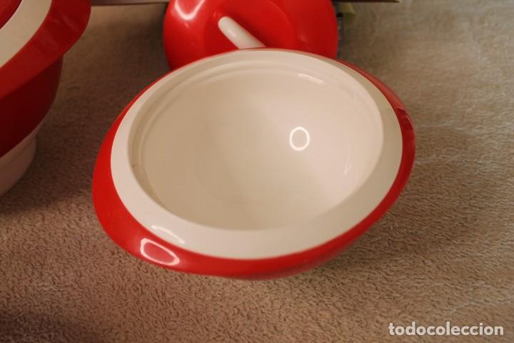 Vintage: SET DE 3 RECIPIENTES ISOT&Eacute;RMICOS MASTERCOOK PARA MICROONDAS - Foto 8