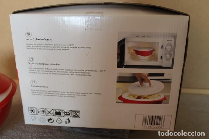 Vintage: SET DE 3 RECIPIENTES ISOT&Eacute;RMICOS MASTERCOOK PARA MICROONDAS - Foto 14