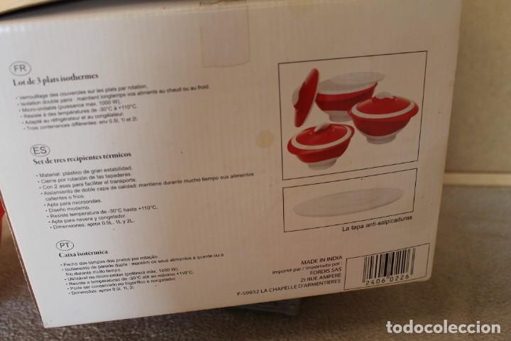 Vintage: SET DE 3 RECIPIENTES ISOT&Eacute;RMICOS MASTERCOOK PARA MICROONDAS - Foto 16
