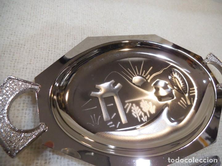 Vintage: BANDEJA ( CROMO ) RELIEVE ASAS - Foto 3