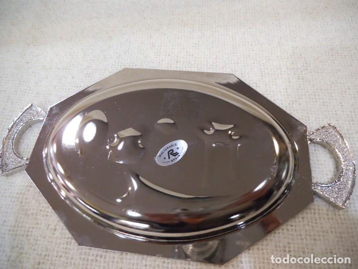 Vintage: BANDEJA ( CROMO ) RELIEVE ASAS - Foto 4