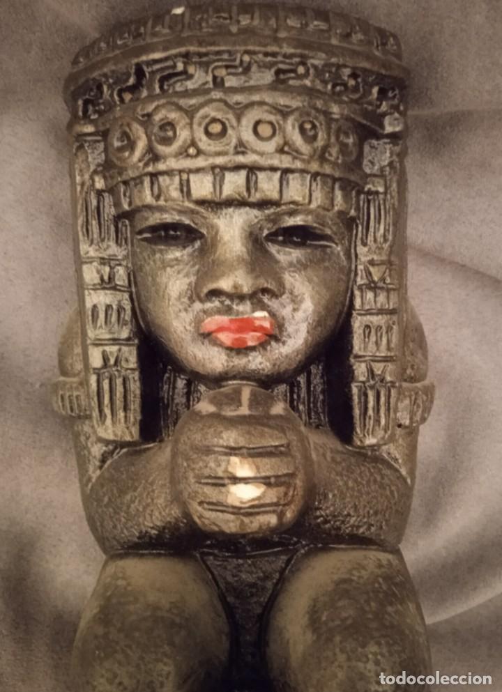 Vintage: Figura sujetalibros pintada a mano. - Foto 2