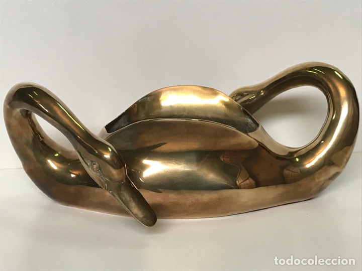 Vintage: Centro de mesa cisnes 36x26x14cm