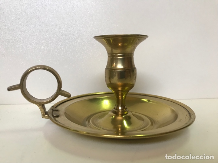 Vintage: Palmatoria de lat&oacute;n 15.5x12.5x7cm