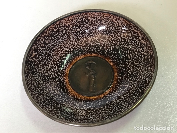 Vintage: Cuenco lat&oacute;n 12x3cm - Foto 1
