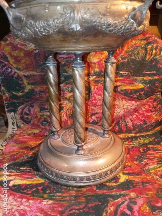 Vintage: CENTRO DE MESA- METAL/LATON. - Foto 2