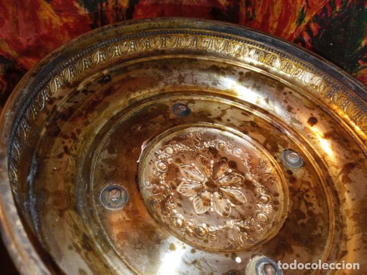 Vintage: CENTRO DE MESA- METAL/LATON. - Foto 4