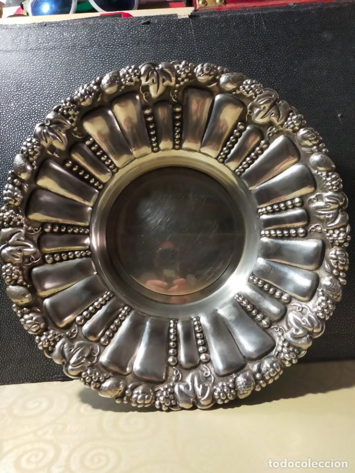 Vintage: Centro de mesa , metal plateado - Foto 1