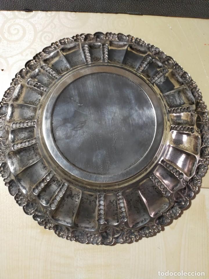Vintage: Centro de mesa , metal plateado - Foto 3