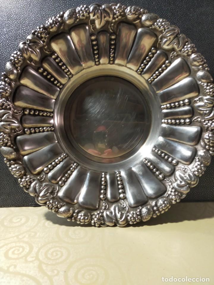 Vintage: Centro de mesa , metal plateado - Foto 5