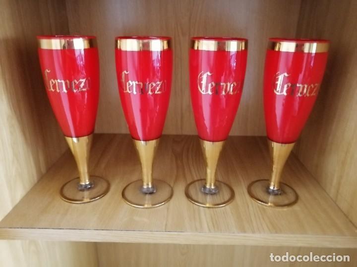 copas rojas vintage - Compra venta en todocoleccion