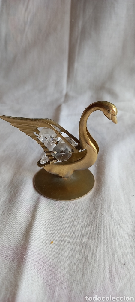 Vintage: BONITA FIGURA CISNE AUSTRIA CRISTAL