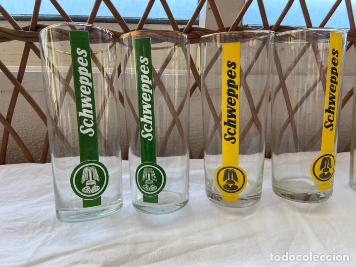 Vintage: Lote de vasos Schweppes - Foto 1
