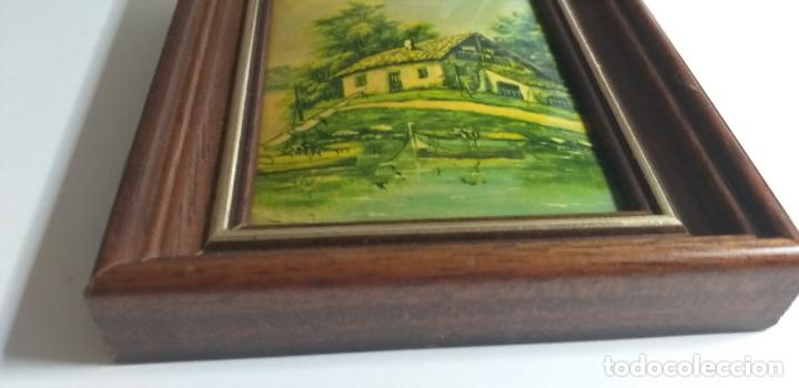 Vintage: Cuadros peque&ntilde;o. Casa en el campo. - Foto 3