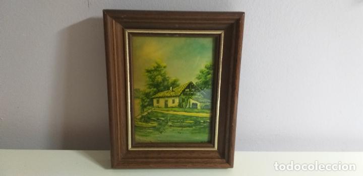 Vintage: Cuadros peque&ntilde;o. Casa en el campo. - Foto 1