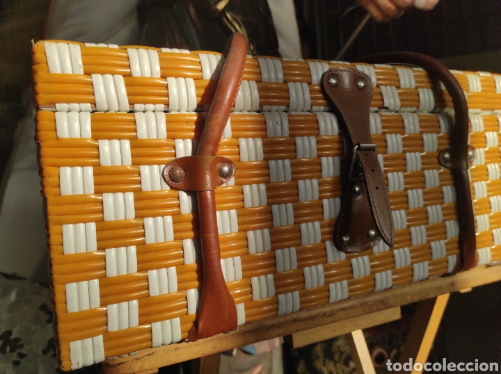 Vintage: Cesta de picnic vintage - Foto 4