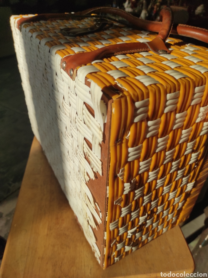 Vintage: Cesta de picnic vintage - Foto 5
