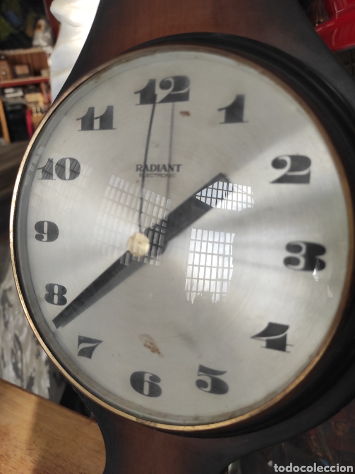 Vintage: Term&oacute;metro bar&oacute;metro reloj de pared 72 cm - Foto 6