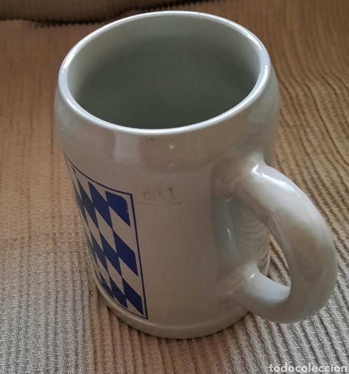 Vintage: JARRA DE CERVEZA DE CER&Aacute;MICA - Foto 2