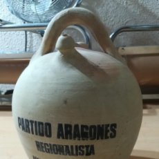 Vintage: BOTIJO PUBLICIDAD / PARTIDO ARAGONES REGIONALISTA / PAR ARAGON POLITICA