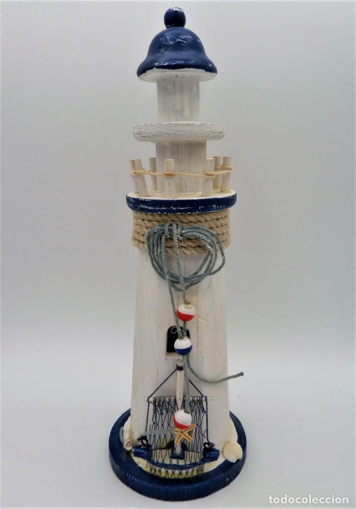 Vintage: Faro de madera, decoraci&oacute;n - Foto 1