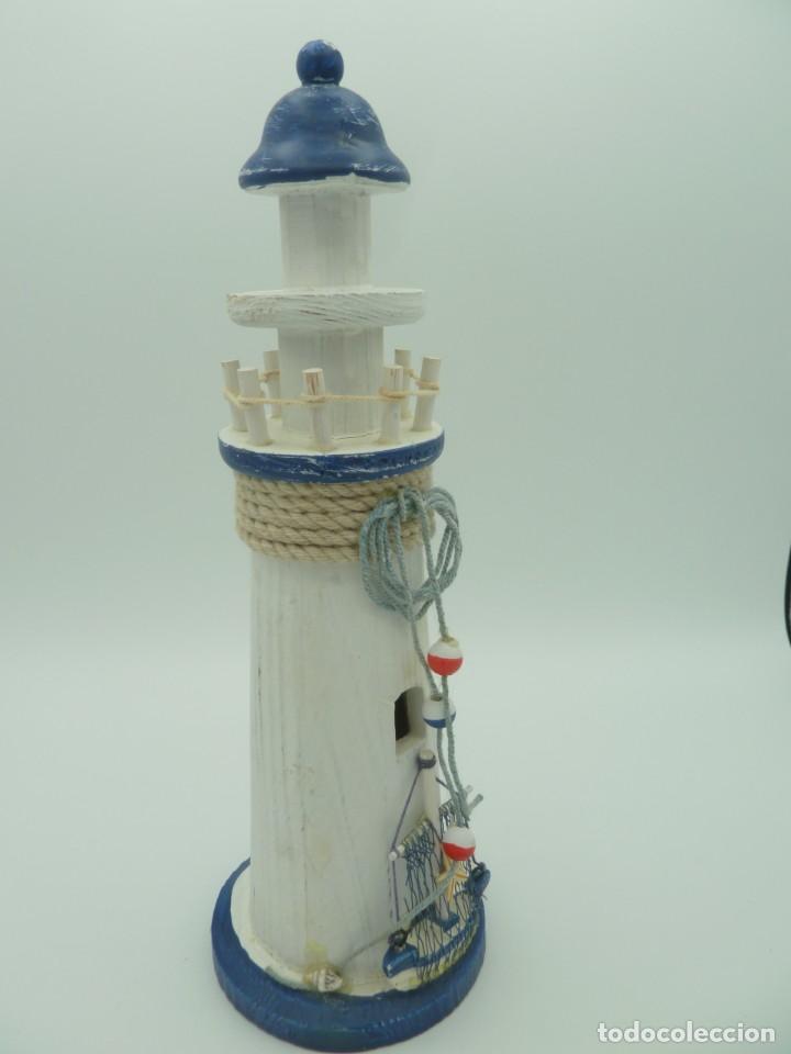 Vintage: Faro de madera, decoraci&oacute;n - Foto 2