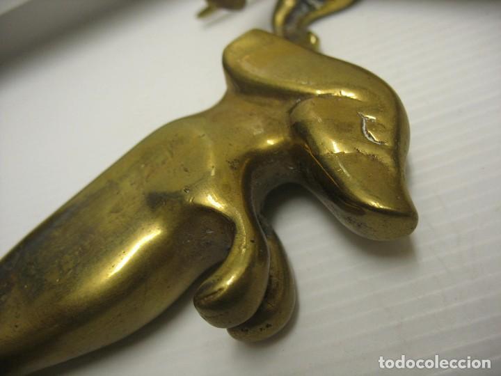 Vintage: bronce de pareja de perritos - Foto 8 - 293955788