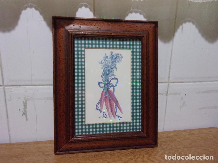 Vintage: CUADRO DE MADERA CON LAMINA. - Foto 1