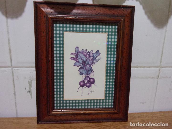 Vintage: CUADRO DE MADERA CON LAMINA. - Foto 1