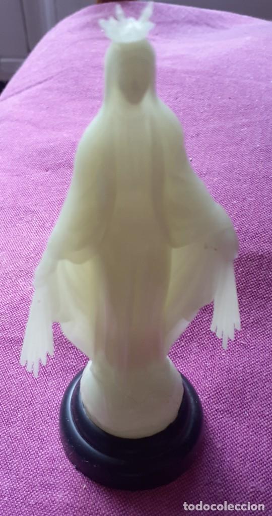 Vintage: Imagen de la virgen milagrosa fluorescente - Foto 2