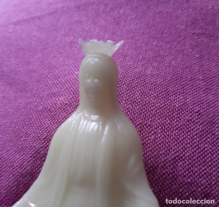Vintage: Imagen de la virgen milagrosa fluorescente - Foto 3