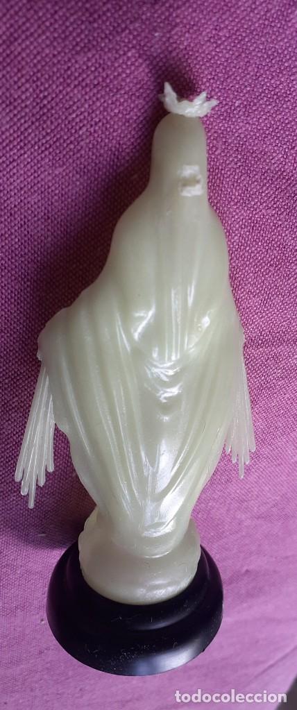 Vintage: Imagen de la virgen milagrosa fluorescente - Foto 4