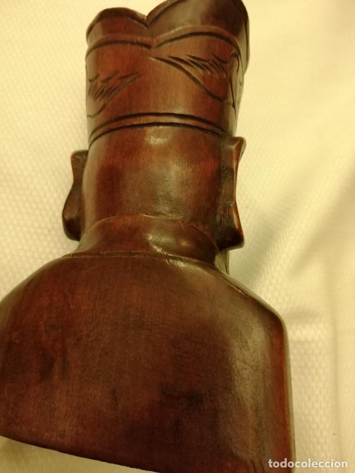 Vintage: TALLA ASIATICA DE MADERA - Foto 7