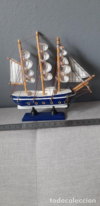 Vintage: VELERO MINIATURA DE COLECCION - Foto 4
