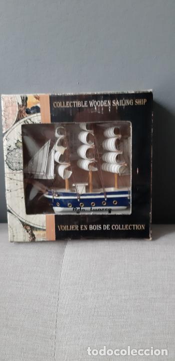 Vintage: VELERO MINIATURA DE COLECCION