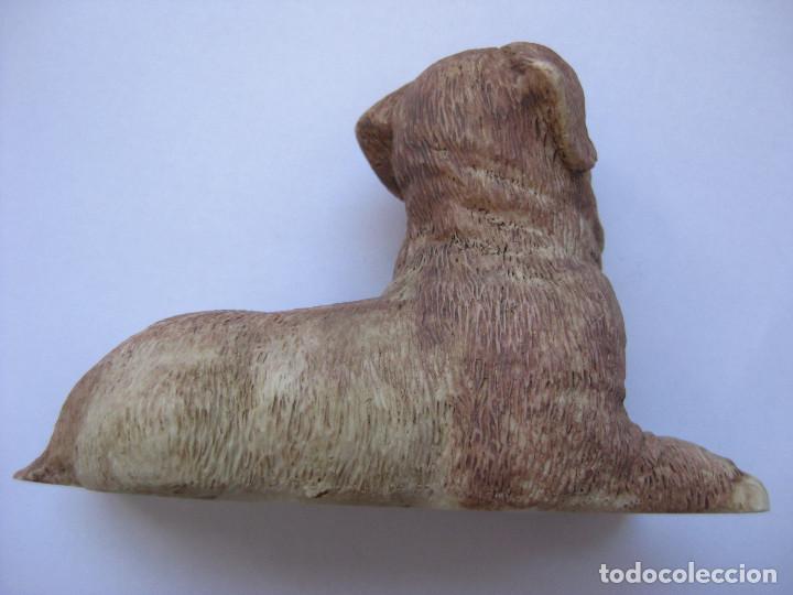 Vintage: PERRO DE RESINA BULLDOG - Foto 3