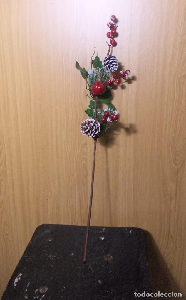 Vintage: Adorno de navidad composici&oacute;n para florero o centro.
