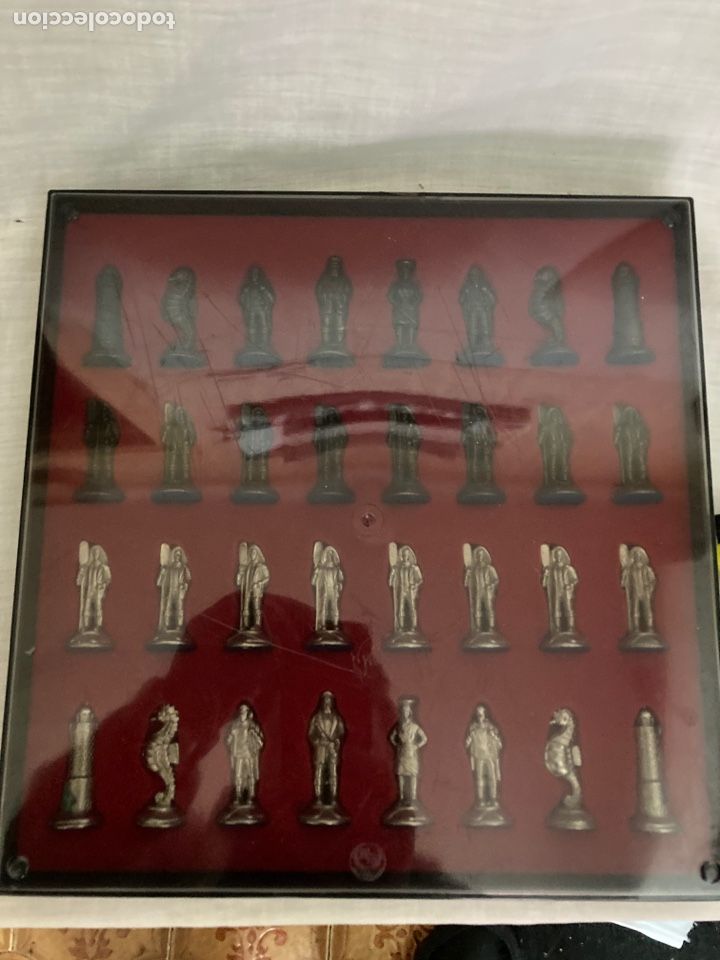 Vintage: AJEDREZ DE BRONCE , TEM&Aacute;TICA EL MAR Y LOS MARINOS, , VINTAGE - Foto 12