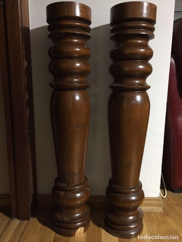 Vintage: Columnas madera maciza vintage