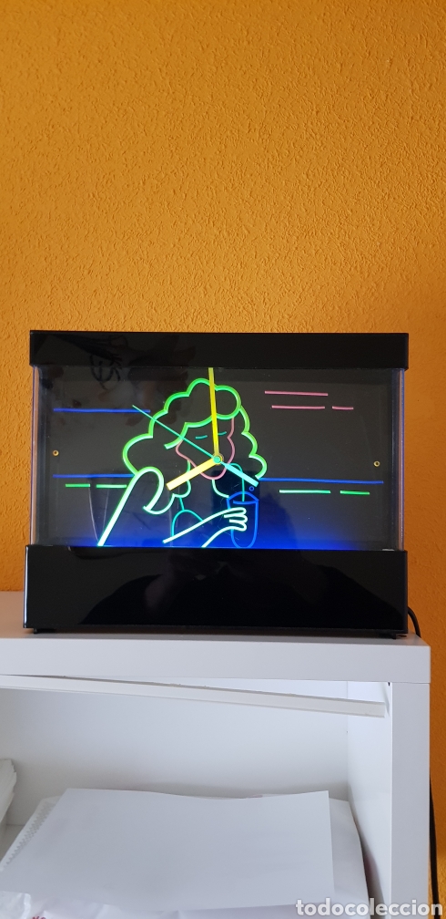 Vintage: Reloj sobremesa o pared NeonClock - Foto 2