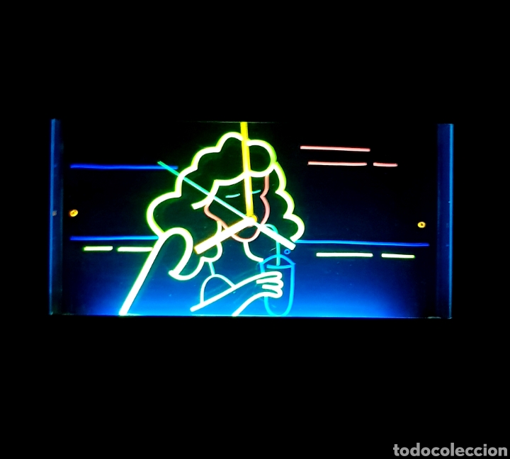 Vintage: Reloj sobremesa o pared NeonClock - Foto 6