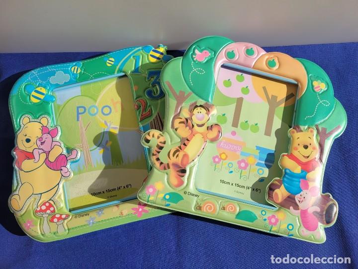 Vintage: Marcos de fotos de Disney, pl&aacute;stico, Winnie the Poch