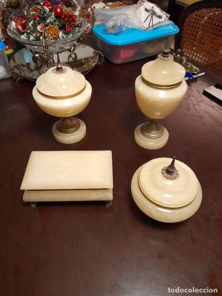 Vintage: Juego de tocador Alabastro - Foto 2