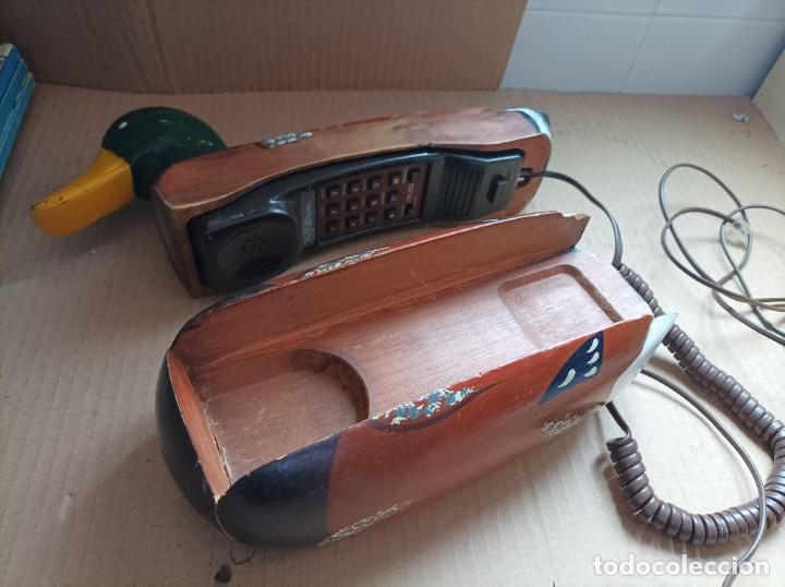 Vintage: Tel&eacute;fono madera forma de paroi - Foto 3