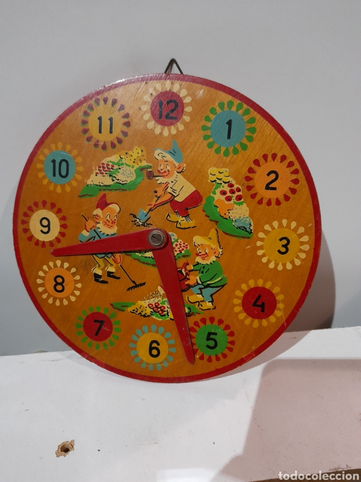 Vintage: Antiguo cuadro decorativo ,imitando a reloj