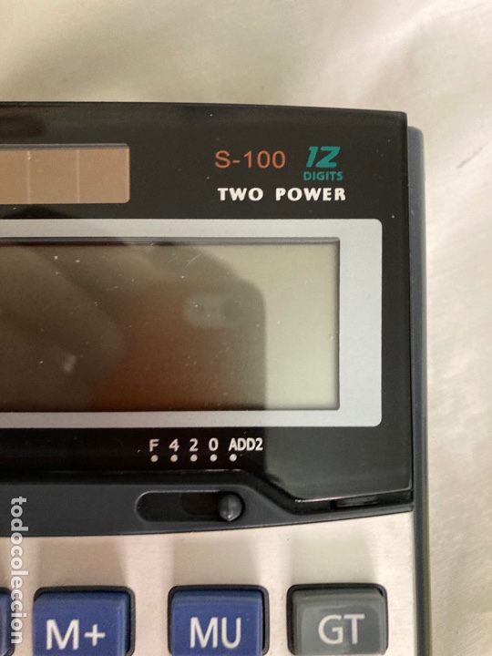 Vintage: CALCULADORA SOLAR &ldquo; MATTIO S100 &ldquo; , 12 n&uacute;meros ! funciona ! - Foto 5