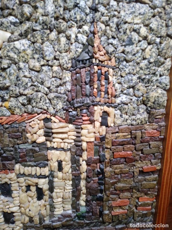 Vintage: Cuadro mosaico hecho con piedras - Foto 4