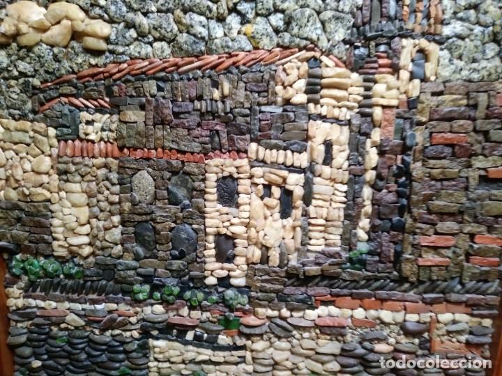 Vintage: Cuadro mosaico hecho con piedras - Foto 5