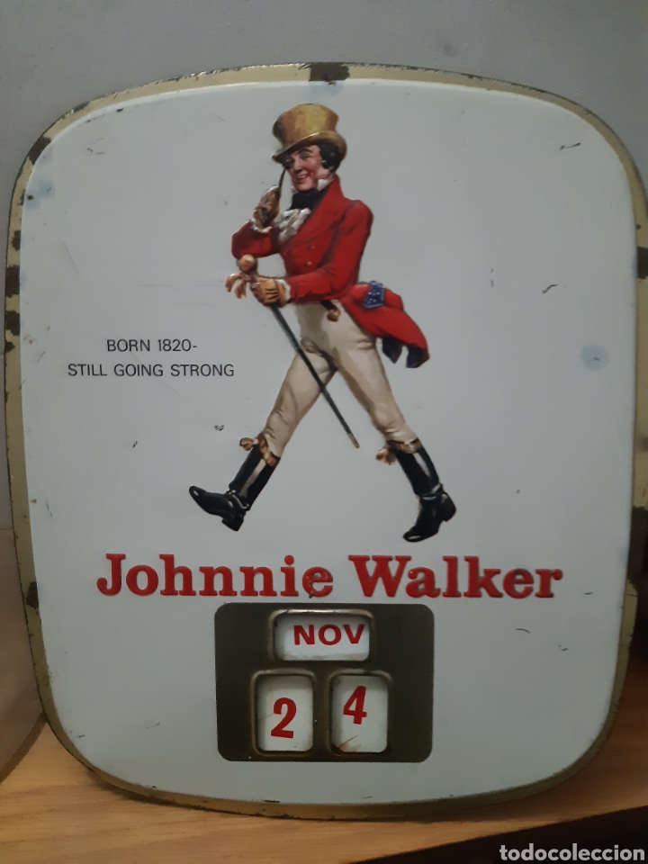 Vintage: Calendario permanente Johnnie Walker - Foto 1